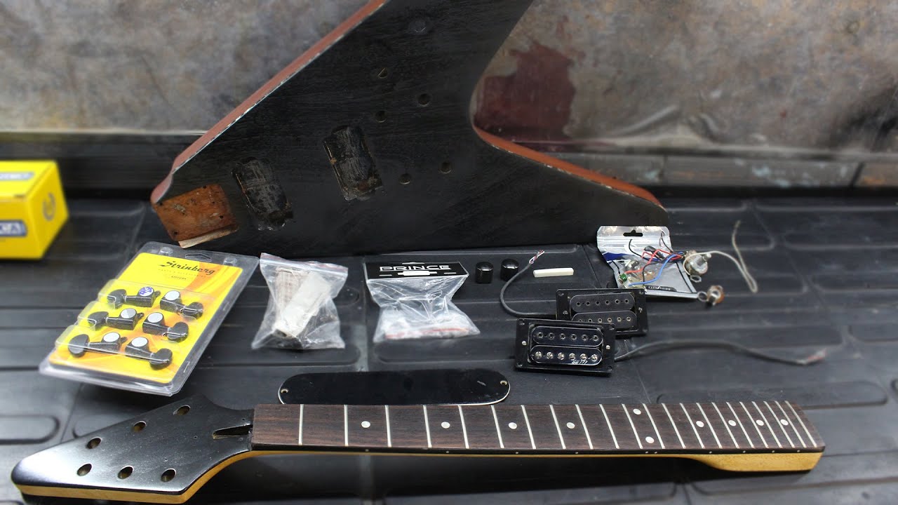 COMO MONTAR UMA GUITARRA DO ZERO! Projeto Flying V1 (Parte 1)| O Músico
