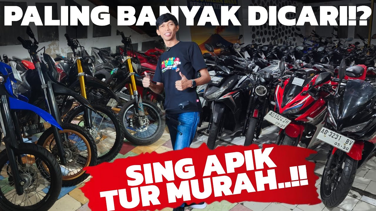 MOTOR BEKAS APIK TUR MURAH!! PALING BANYAK DICARI!! motor bekas murah - ANEKA JASA MOTOR 