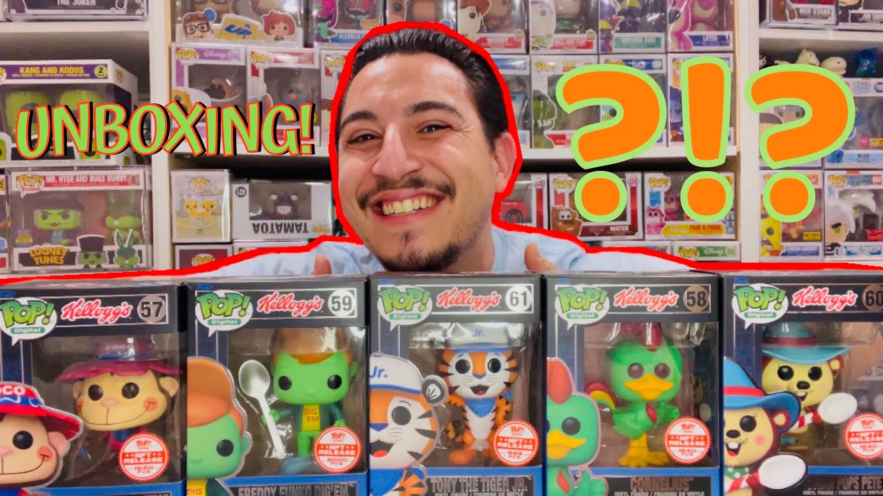 Unboxing Funko NFT Kelloggs Series 1 Physical Redemption Pop Set!