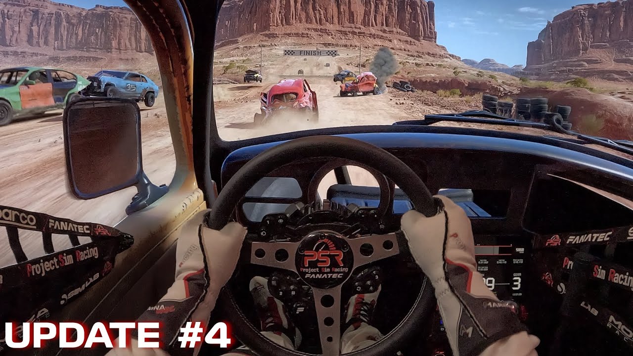 Обновление Wreckfest 2 №4 — Это БОЛЬНО! (на Full Motion System)