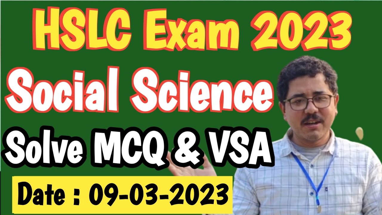 Social Science Solve MCQ & VSA // HSLC 2023 // @studentsqueenassam