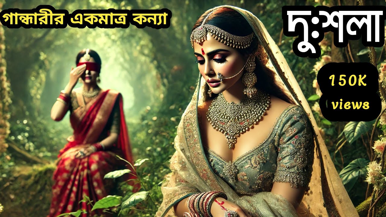 গান্ধারীর একমাত্র কন্যা দুঃশলার সম্পূর্ণ জীবন কাহিনী।Dushala Story.Purakatha.