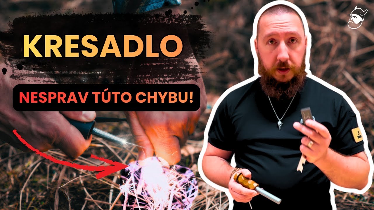Najlepšie kresadlo do lesa 🔥 Tipy, chyby a ako ho správne používať