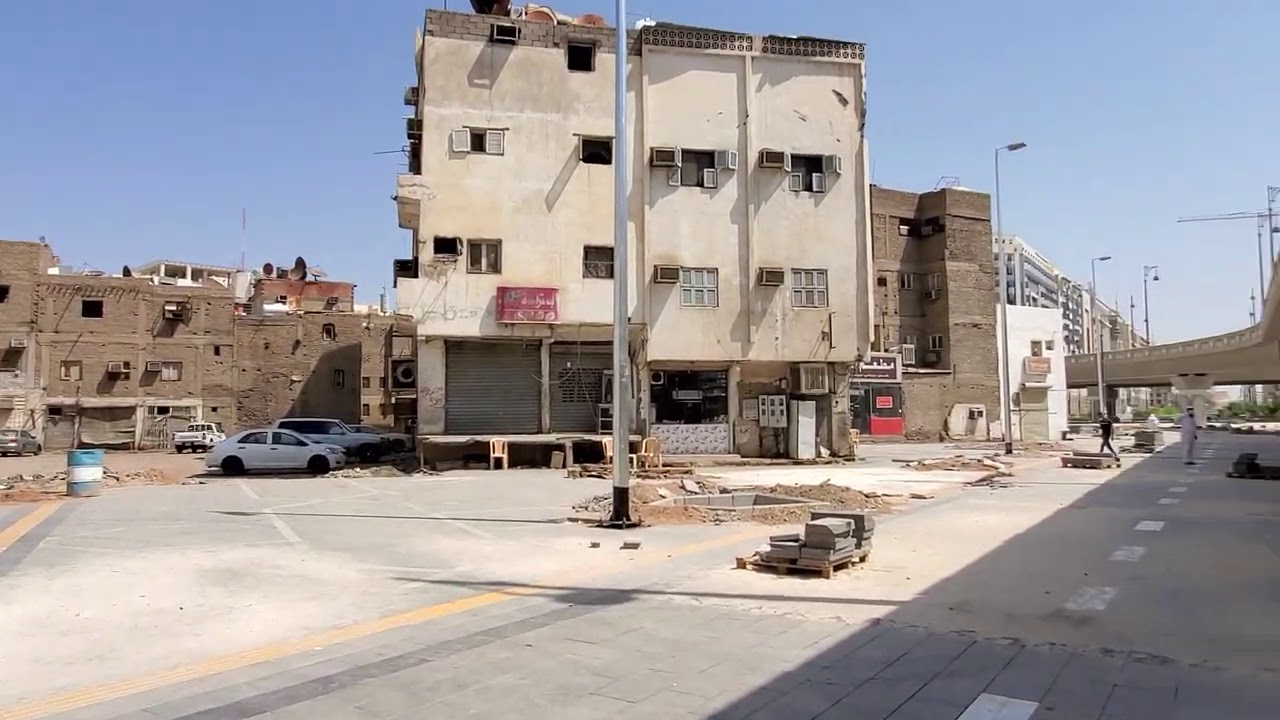 المباني القديمة في حي السيح بالقرب من المسجد النبوي الشريف