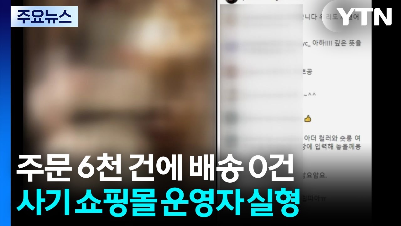 6천여 차례 주문에 배송은 0건...7억 가로챈 쇼핑몰 운영자 실형 / YTN