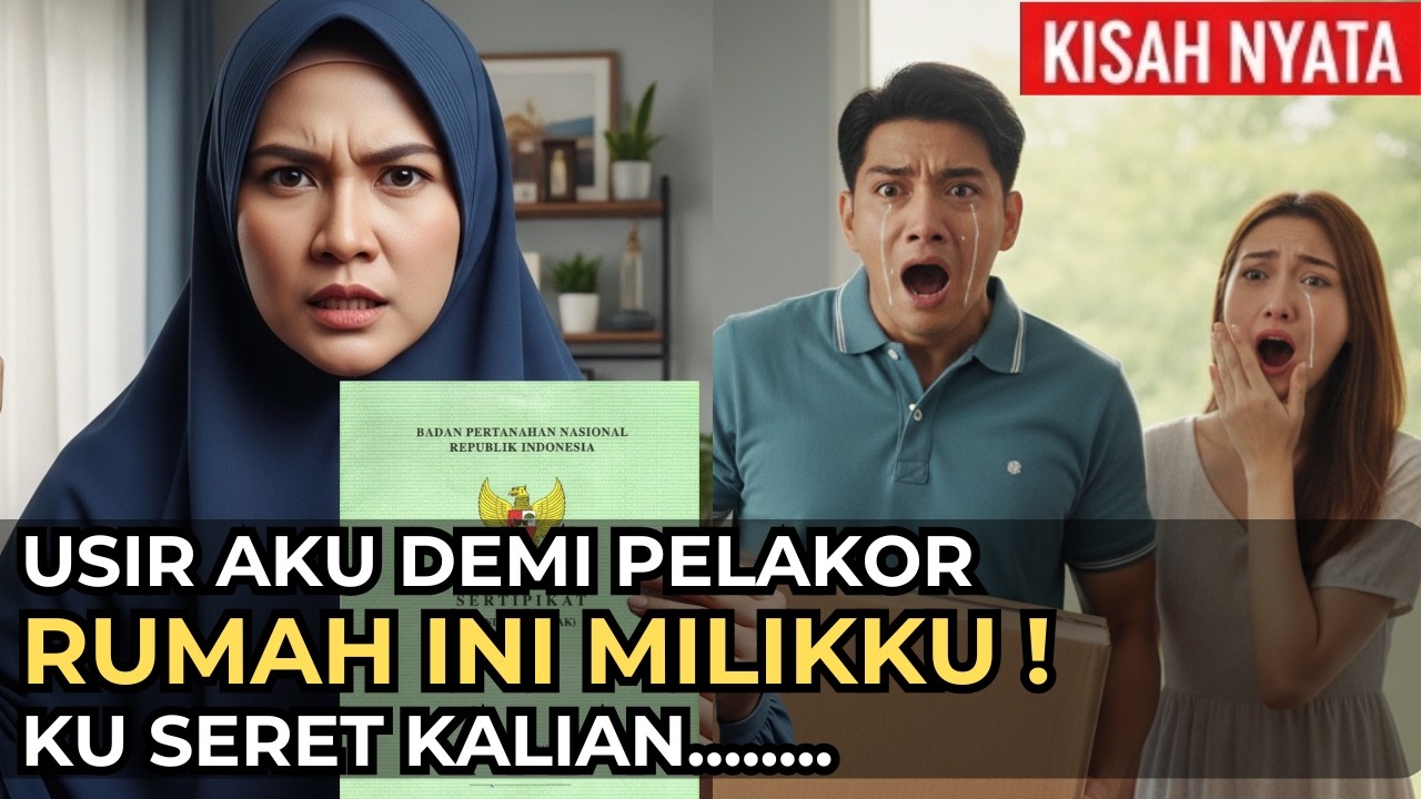 SOK BERKUASA! SUAMI & PELAKOR DIUSIR PAKSA SAAT PESTA, TERNYATA RUMAH SUDAH DIJUAL ISTRI SAH!