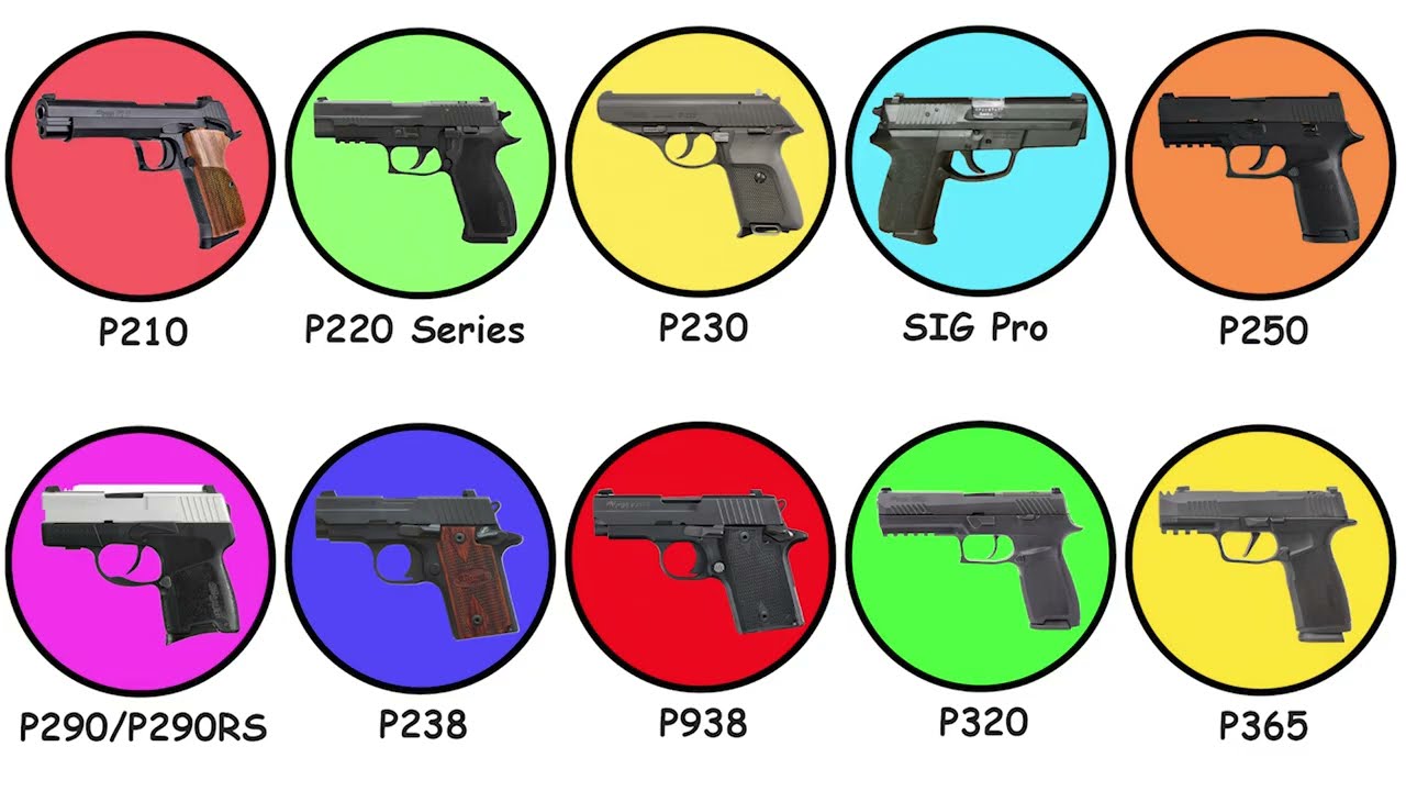All SIG Sauer Handguns Explained in 21 Minutes