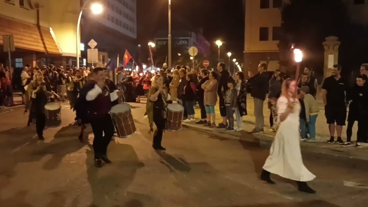 Táborské slavnosti 2023 pochodňový průvod