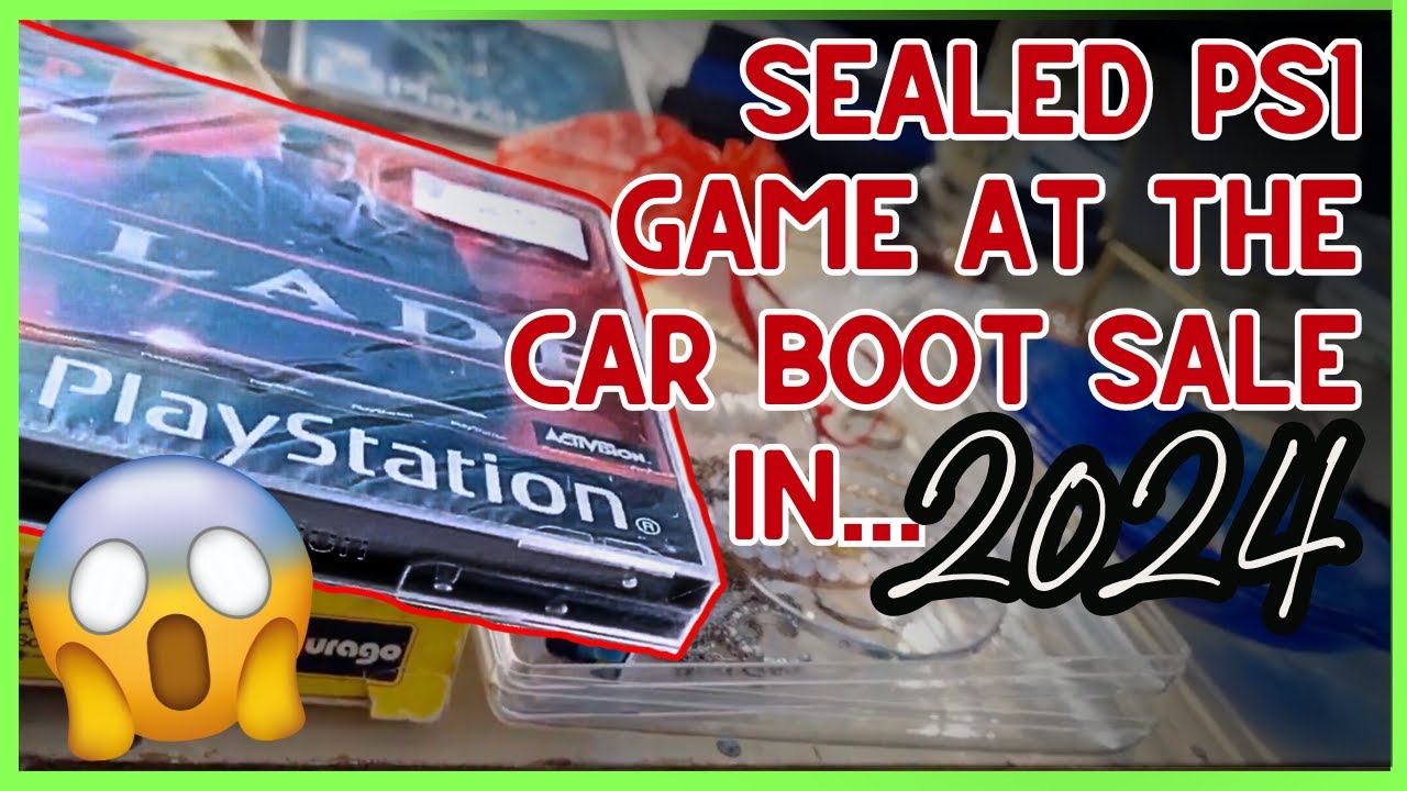 I Found A Rare SEALED PS1 Game At The Car Boot Sale In 2024!