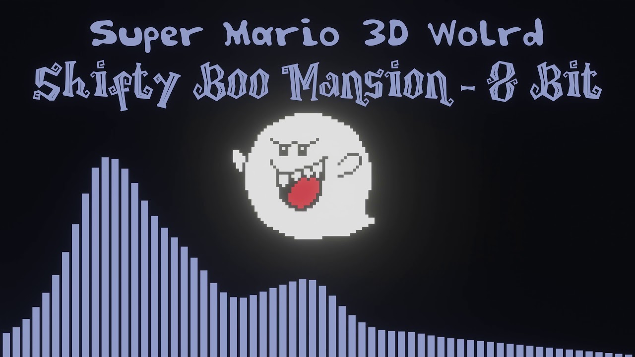 Super Mario 3D World - Shifty Boo Mansion 8-Bit Cover