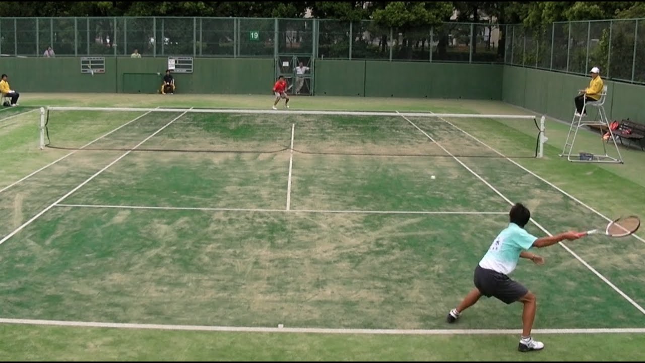 船水 雄太 (東北高校)　対　松崎(早稲田大学)｜全日本シングルス2011準決勝【ソフトテニス】