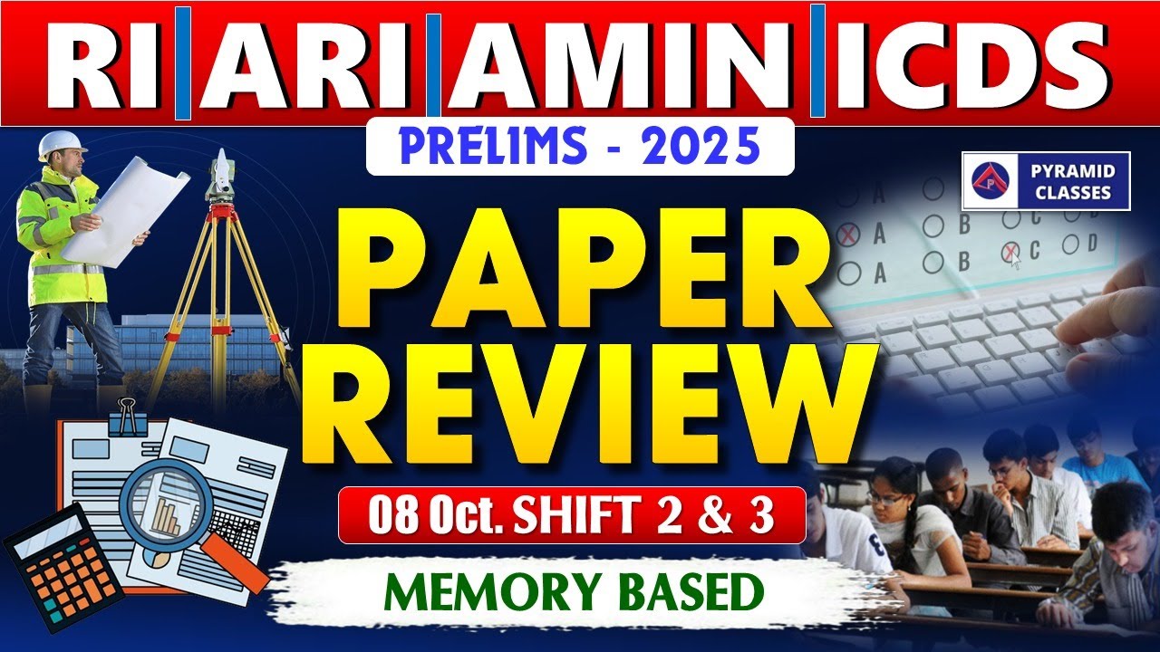 OSSSC RI Exam Analysis | OSSSC RI answer key 2025 | OSSSC RI Exam 2025 | Pyramid Classes