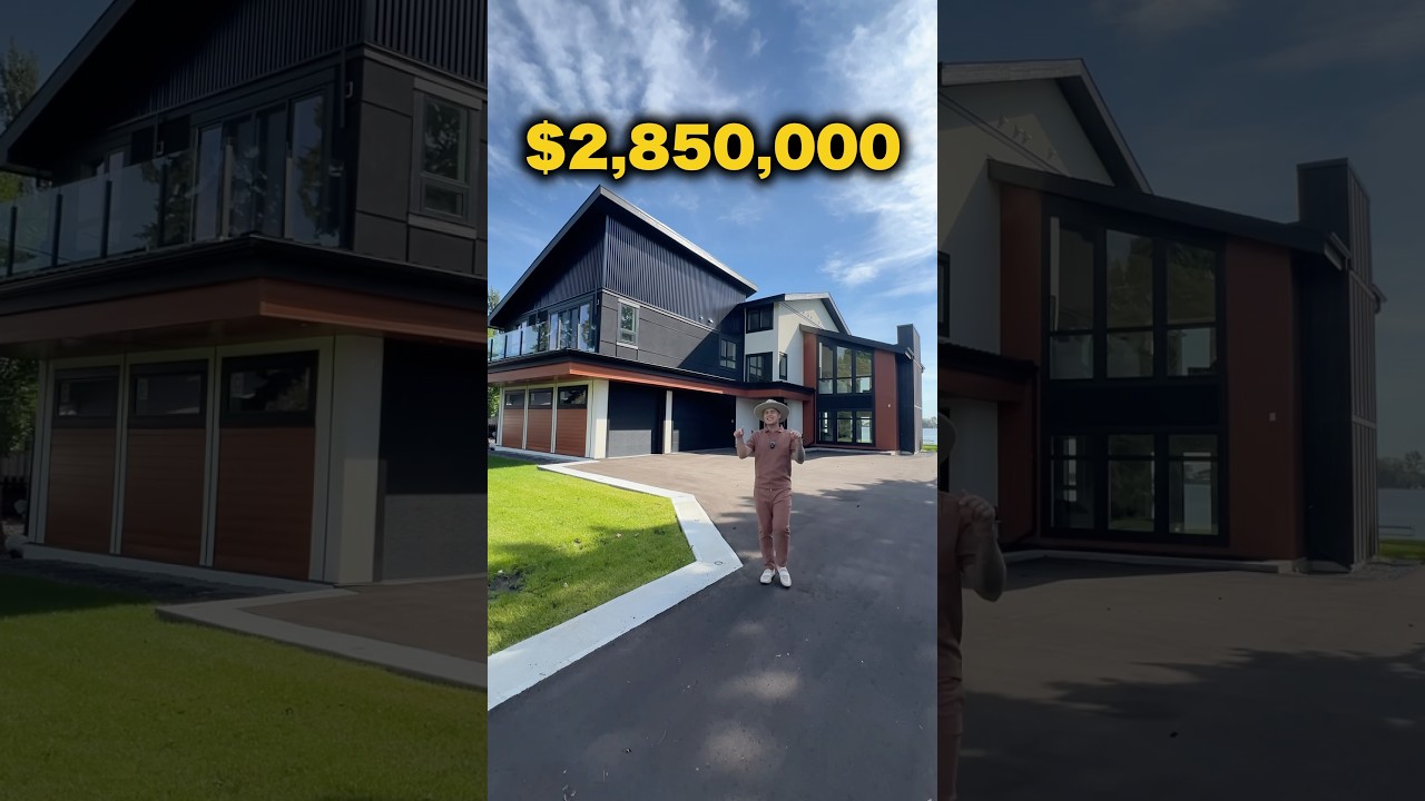 $2,850,000 Lakefront Alberta Home! 🏠🇨🇦