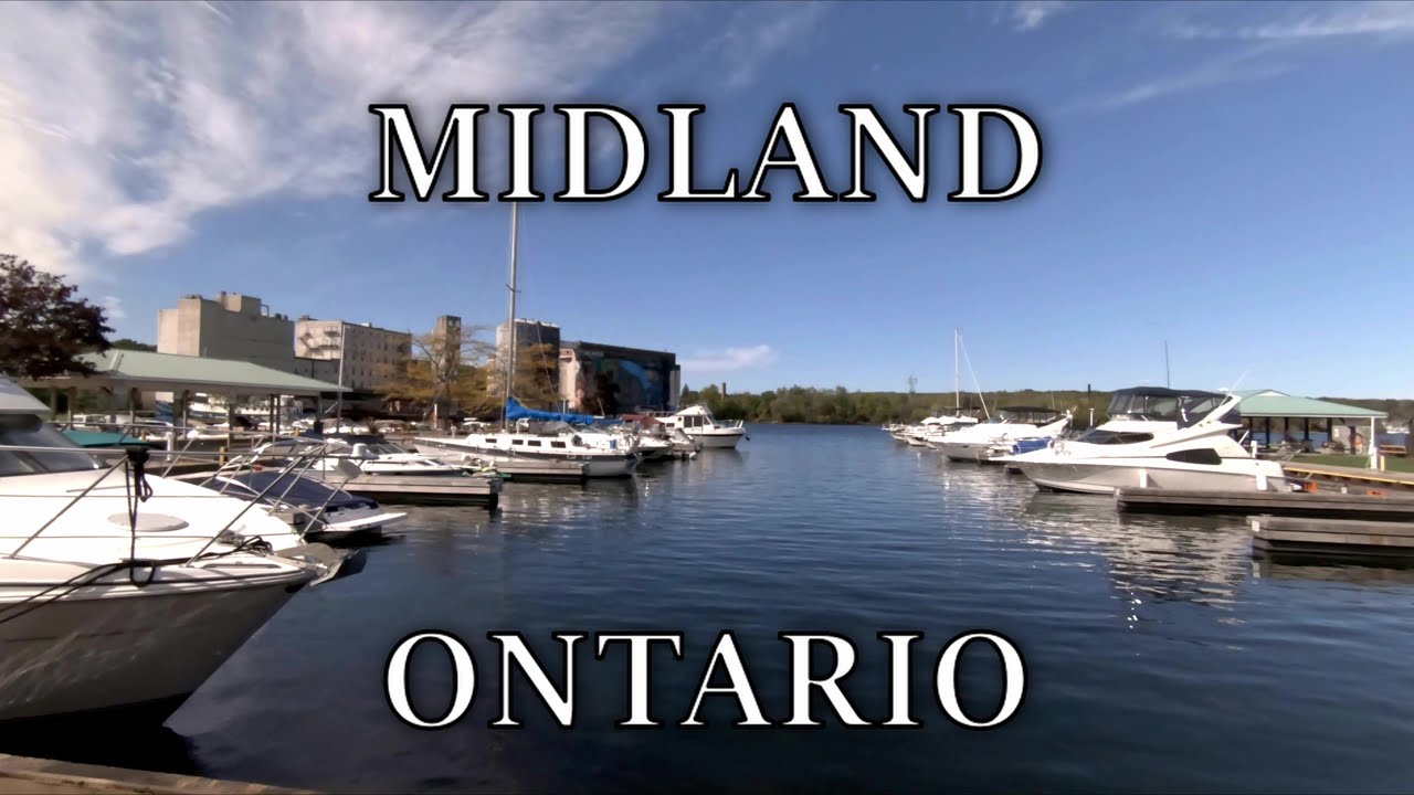 Walking Downtown Midland Ontario