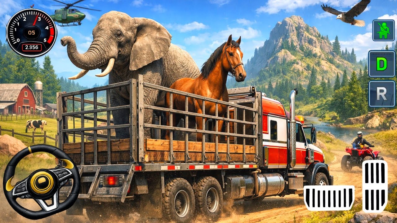 Horse Transport Truck Simulator – Real Horse Cargo Transport Android Gameplay