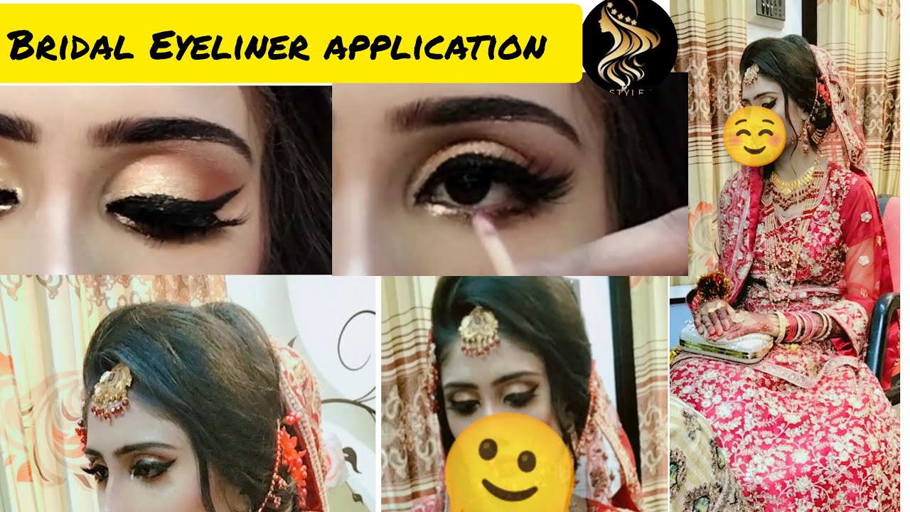 Bridal Eyeliner Master Technique | Lifted Eyes & Luxury Finish | Angel Unique Style Salon#trending