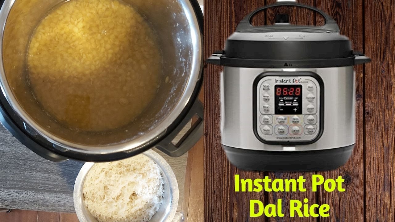 Instant Pot Indian Recipe | How to Cook Dal Rice together in Instant Pot | Dal Chawal in Instant pot