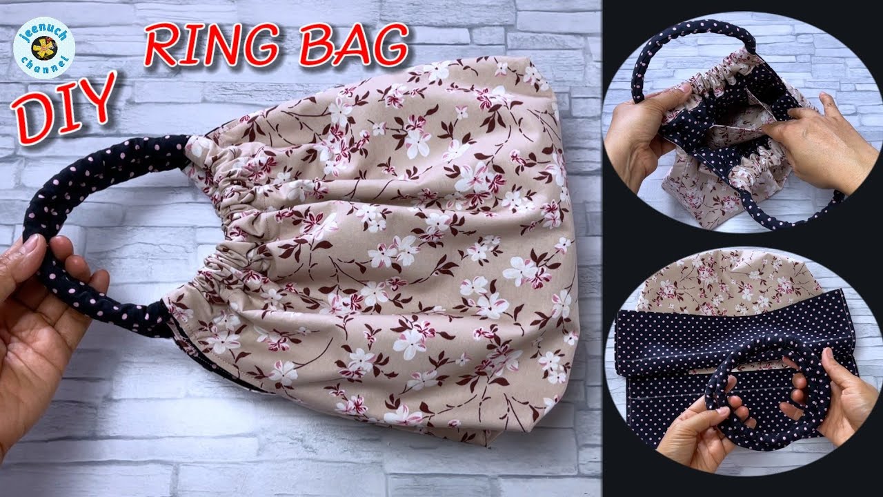 Diy Easy Ring Bag | Very Easy and Quick Bag Making At Home | How to Make beautiful Tote bag