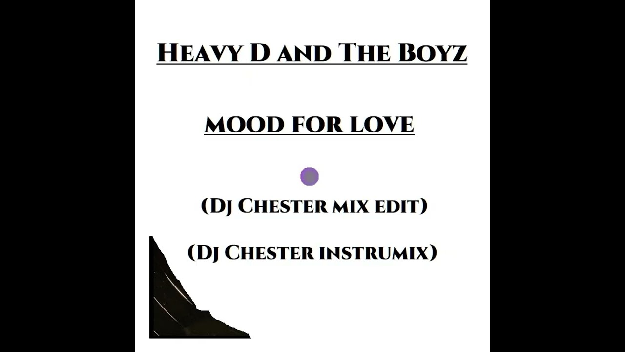 HEAVY D AND THE BOYZ - MOOD FOR LOVE (DJ CHESTER MIX EDIT)