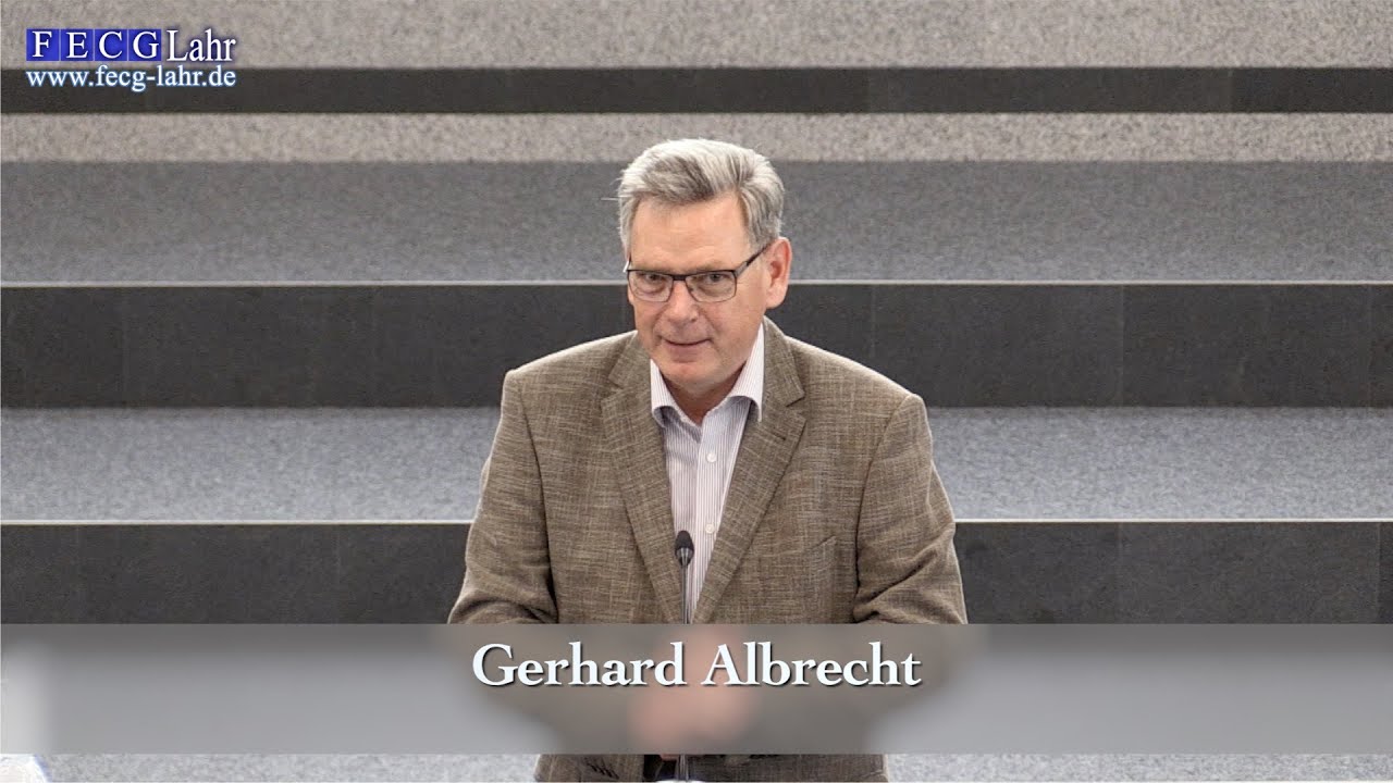 FECG Lahr - Einweihung - Gerhard Albrecht