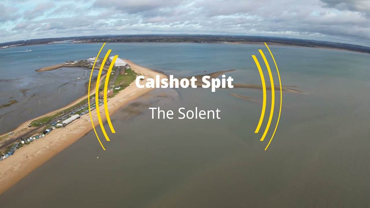 Calshot spit in the Solent