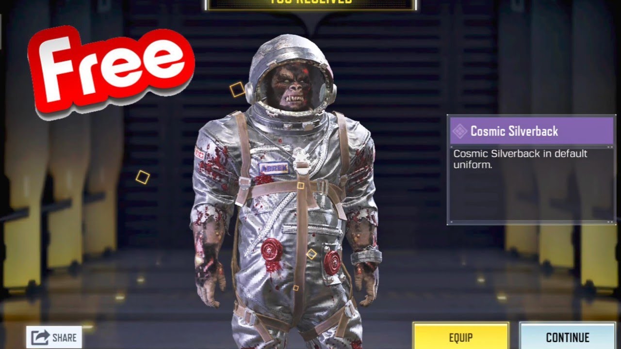 New Code for Free Cosmic Silverback (Celestial Chimp Crate x2)