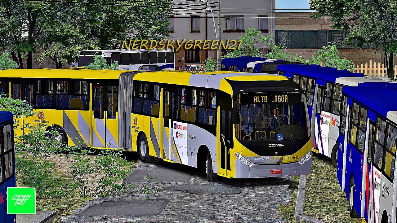 [OMSI 2] ARTICULADO EM RUAS FECHADAS / Comil Doppio BRT mb O-500MA Bluetec 5 +G27 | Viação Boa Vista