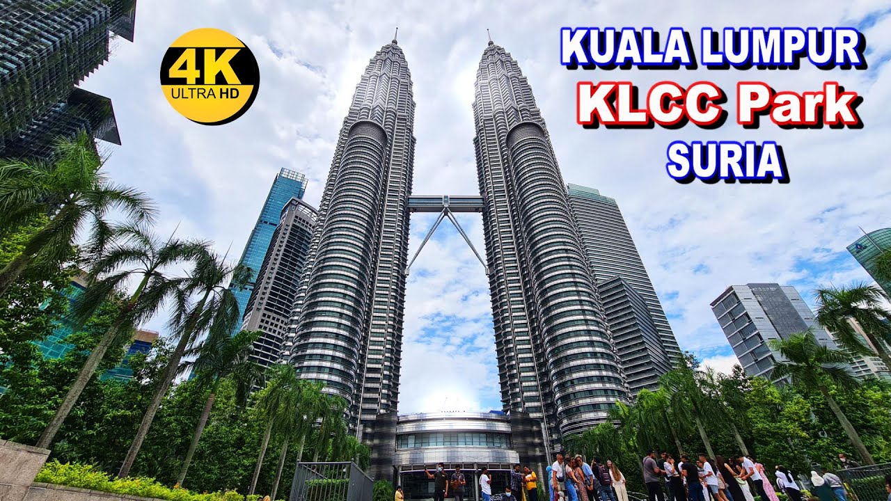 [Пешеходная экскурсия KLCC] КУАЛА-ЛУМПУР Малайзия 2022 [4K] Парк KLCC [TWIN TOWER] SURIA
