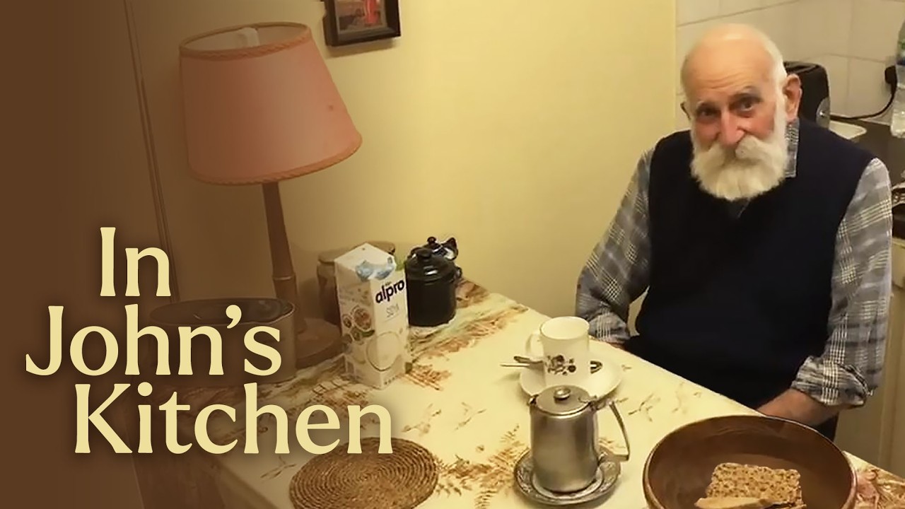 John makes a cup of tea