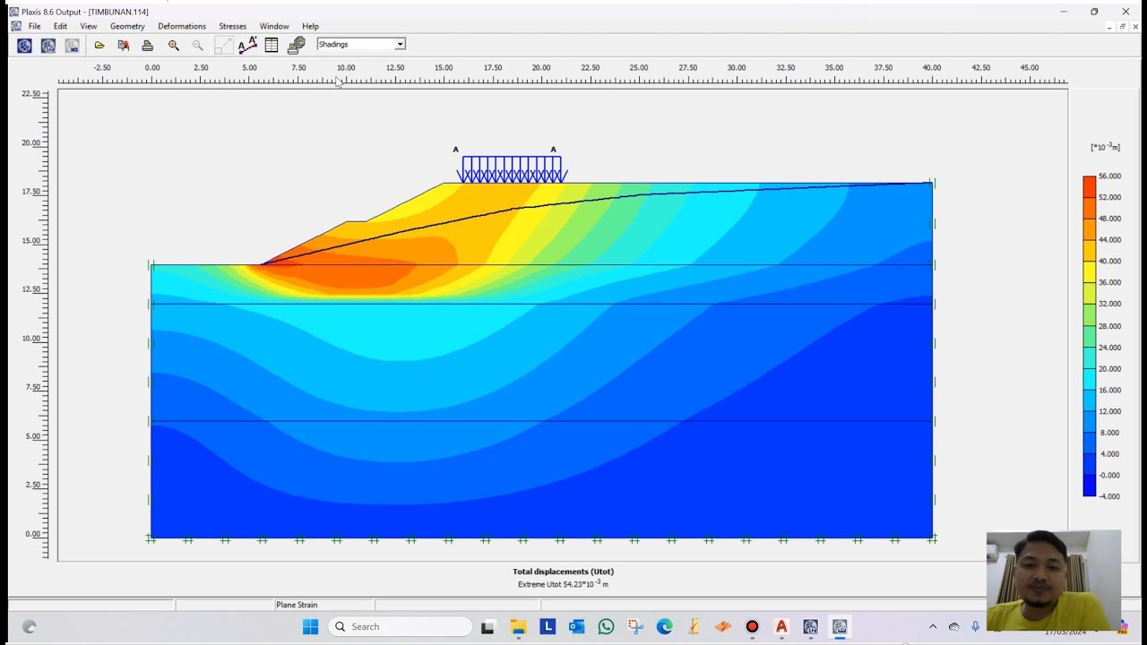 Pemodelan Plaxis Slope Stability Analysis #geotechnicalengineering #plaxis