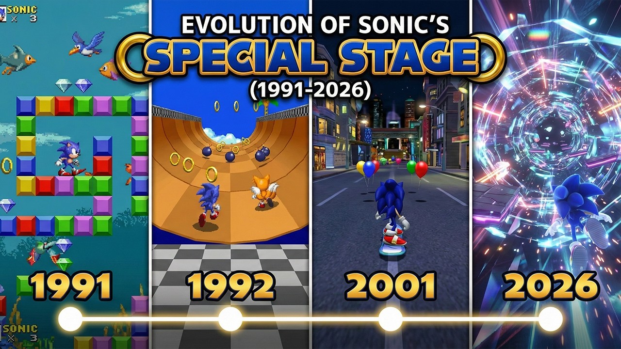 (NEW) Evolution of Sonic's Special Stage (1991-2026)