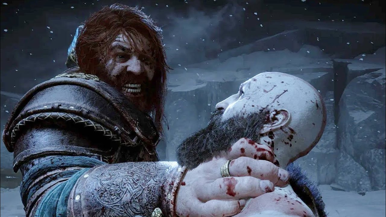 God of war/ Ragnarok boss #2 Thor now this the real thor not that much bum😒