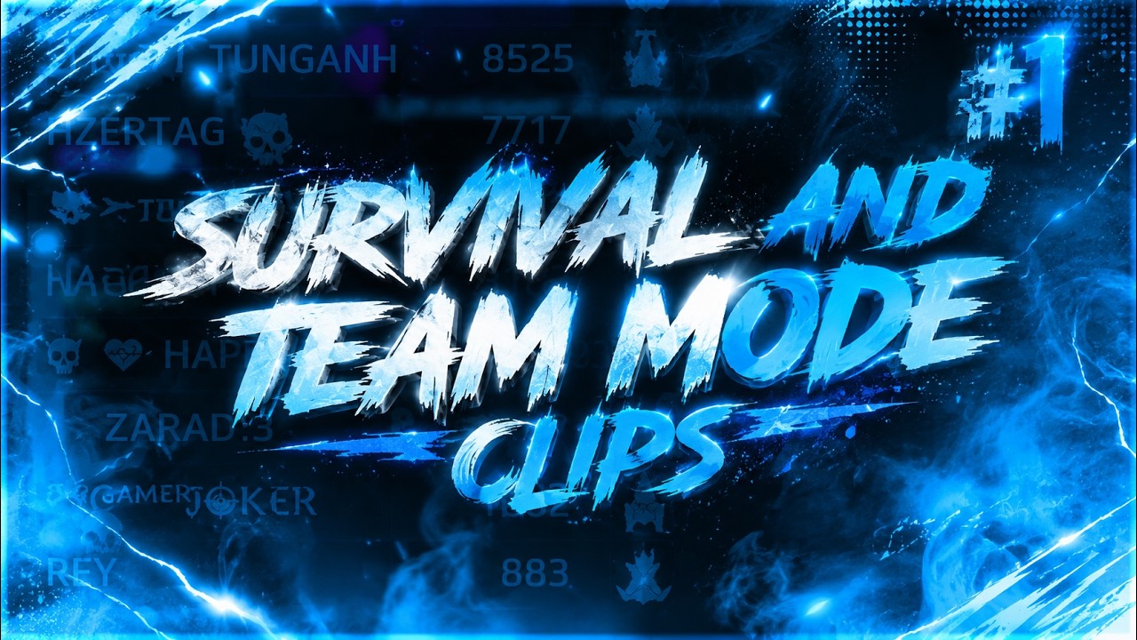 Survival and Team mode Montage | Part1 | by frozan_1st
