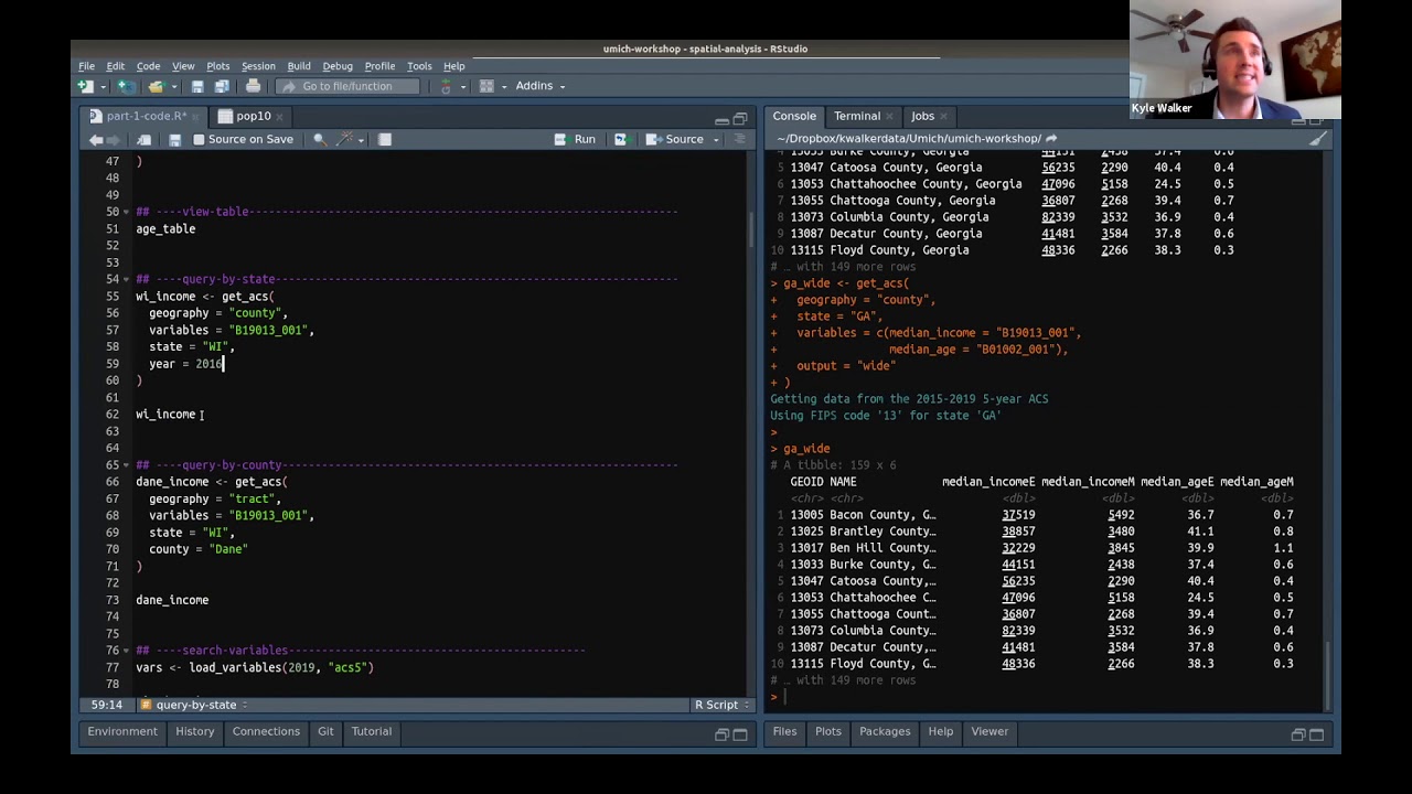 Accessing and Analyzing US Census Data in R - Hour 2 - Wrangling Census data with tidyverse tools