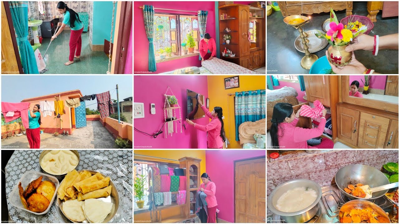 সংসারের জন্য মেয়ে থেকে গৃহিণী হয়ে ওঠা💁‍♀️plan মাফিক কাজ করি বলে একাহাতে সংসার+নিজের যত্ন দুটোই করি
