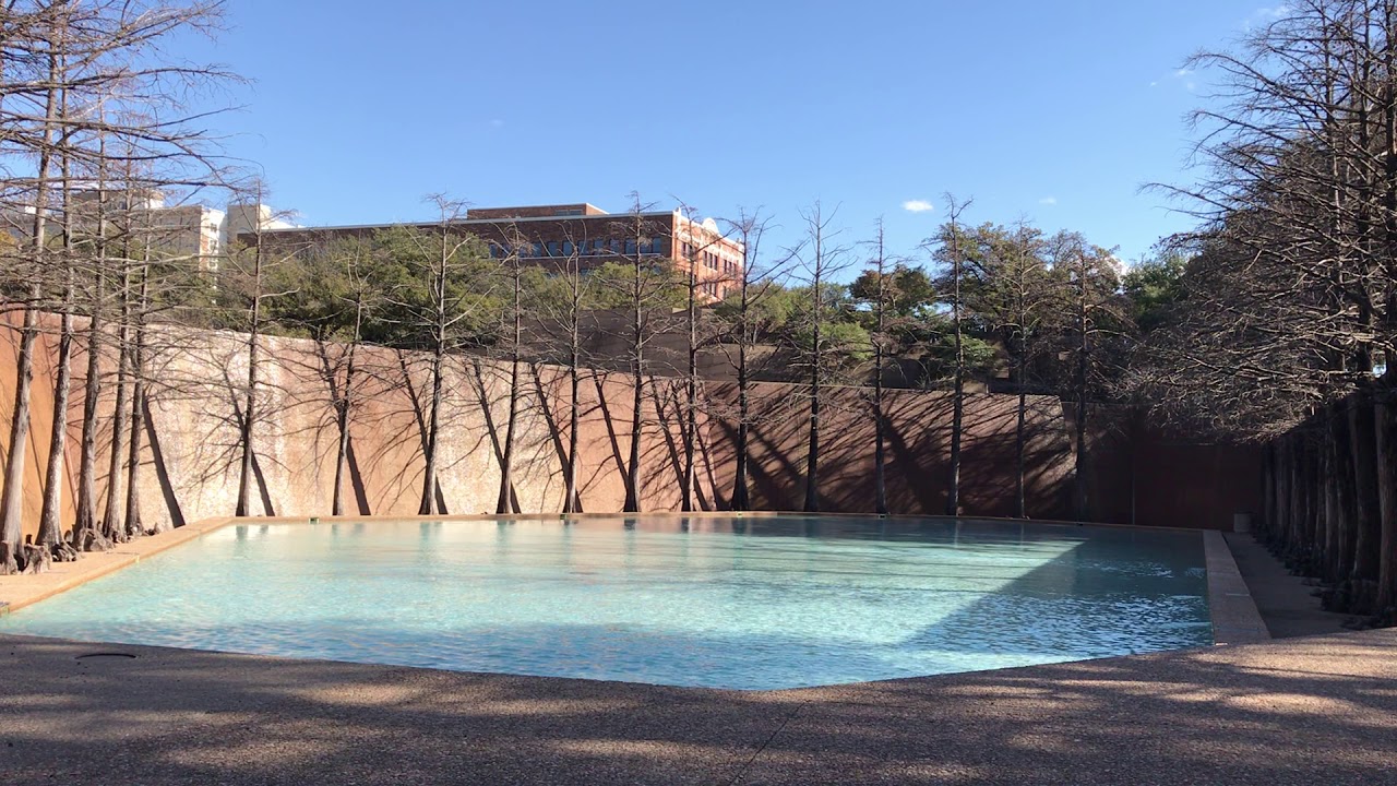 The Quiet Pool at Water Gardens Fort Worth Texas USA