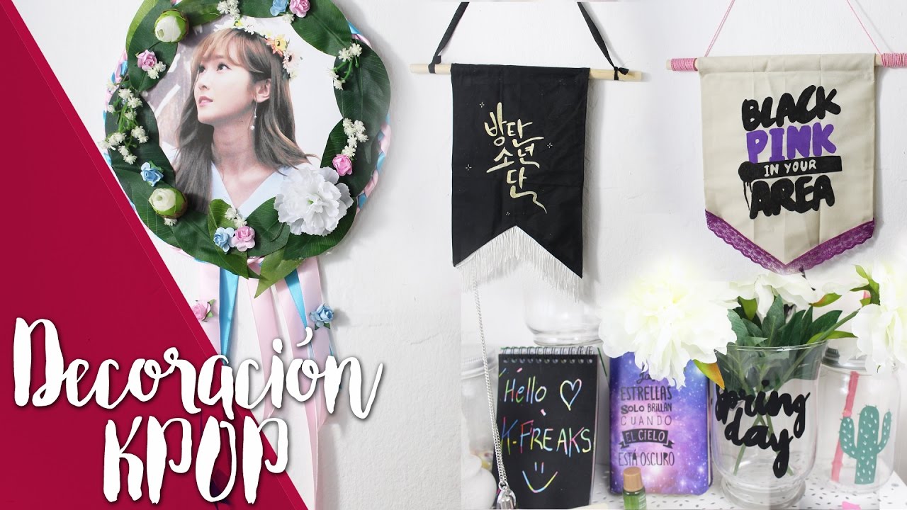 KPOP DIY: DECORA TU HABITACIÓN |Ft jmarylinj | K-freak | BTS, BLACK PINK, JESSICA JUNG |ROOM DECOR|