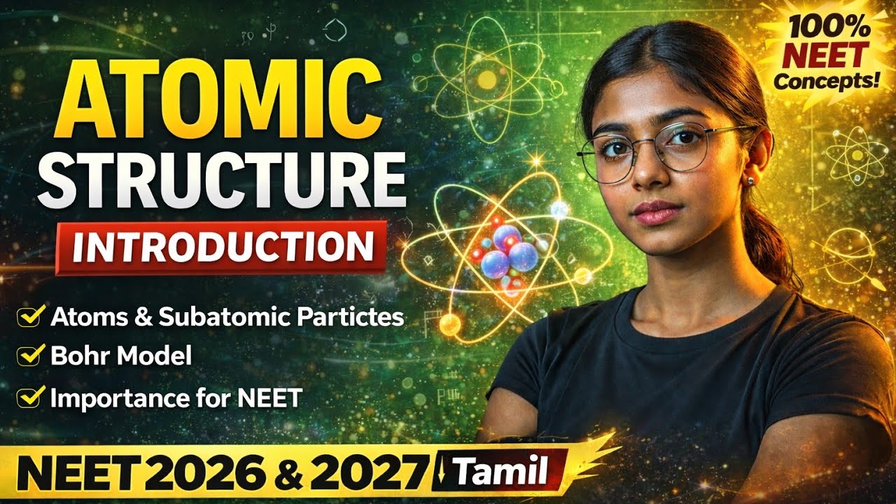 NEET Chemistry | Atomic Structure Basics | Don’t Miss! ⏳| @NeetTamilMastery |