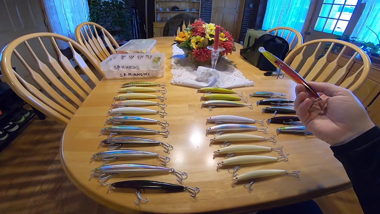 DAIWA SP MINNOWS / MY FAVORITE STRIPED BASS SWIMMING PLUGS