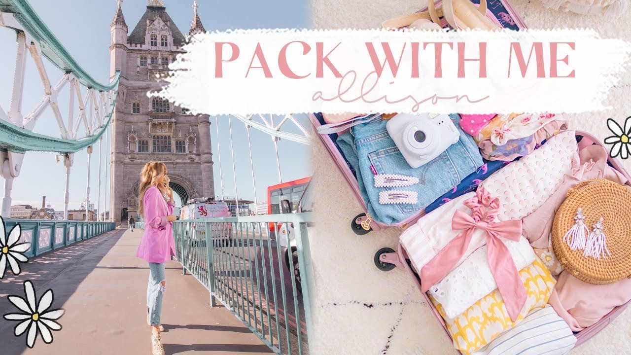 PACK WITH ME | Week in London & Paris! ✨