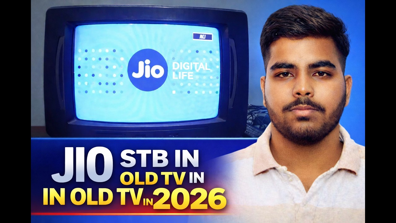 Old Box Tv Convert Into Smart Tv   Jio Setup Box   Hdmi To Av Converter   #jio #smarttv #viral #tech