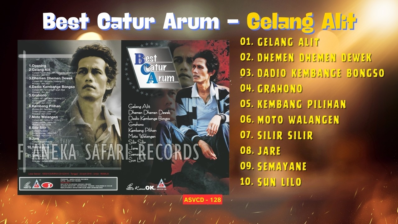 Best Catur Arum || Gelang Alit - Demen Demen Dewek - Dadio Kembange Bongso