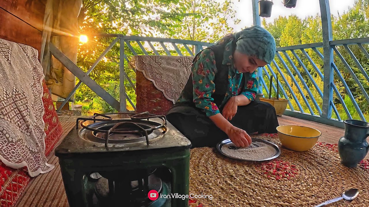 Sholezard - Iranian Dessert Recipe | Persian Saffron Dessert | شله زرد | village cooking