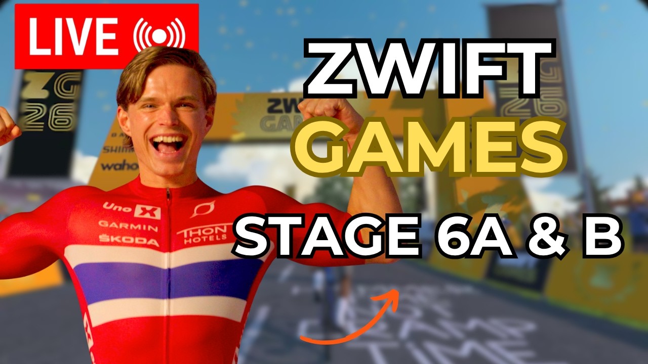 LIVE: ALL OUT on Stage 6a & b Zwift Games 🔥