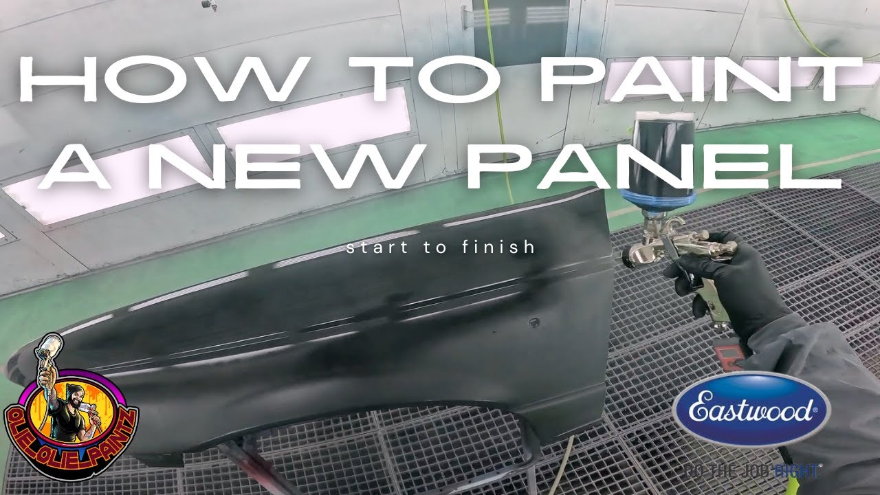 How to paint a new panel professionally! (Eastwood CC500)