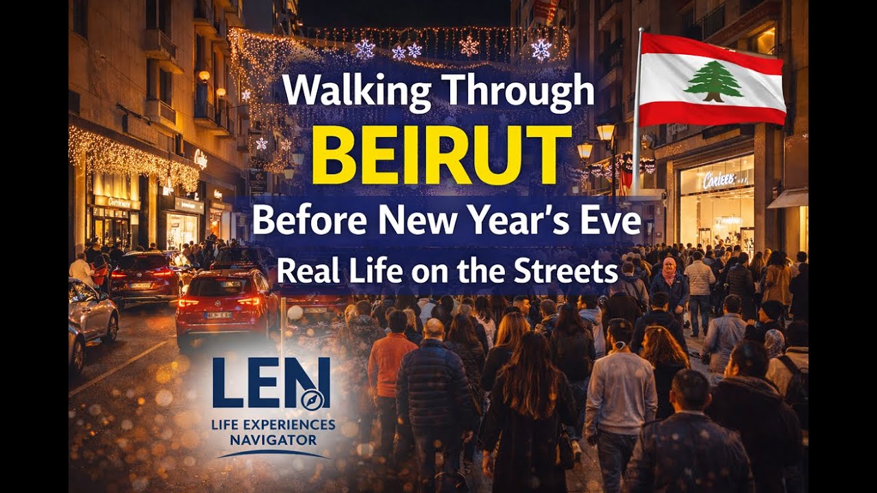 Walking Through Beirut Before New Year’s Eve | Real Life on the Streets