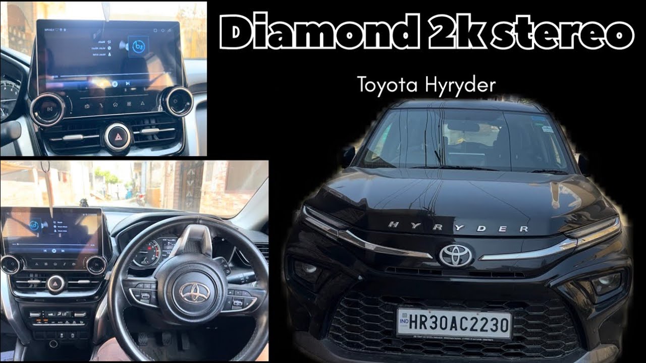 Top Modified Toyota Hyryder Diamond 2k Stereo installed #toyotahyryder #hyryder #hyryder2025 #toyota