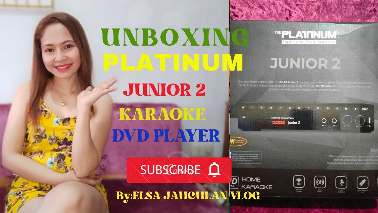 UNBOXING PLATINUM KARAOKE DVD PLAYER JUNIOR 2