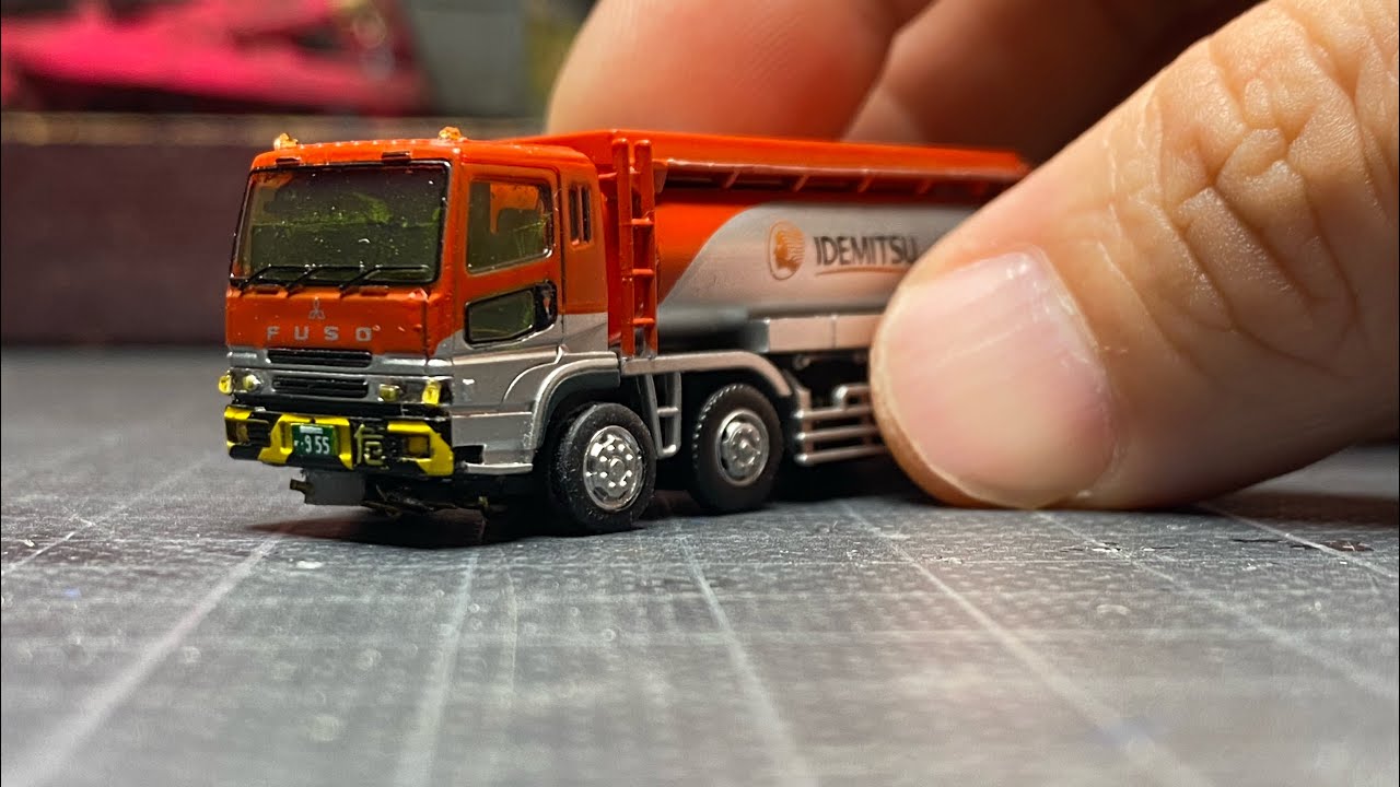 Super Micro scale I RC 1:150 I Tomytec Truck (maybe the smallest detailed truck in the world)