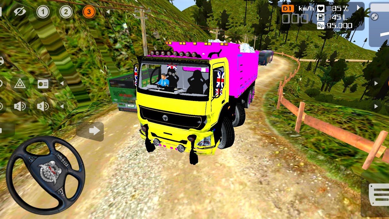 💥 Bus simulator indonesia Diving Gameplay | Off-Road Map Mod 🗾| Bussid #2026